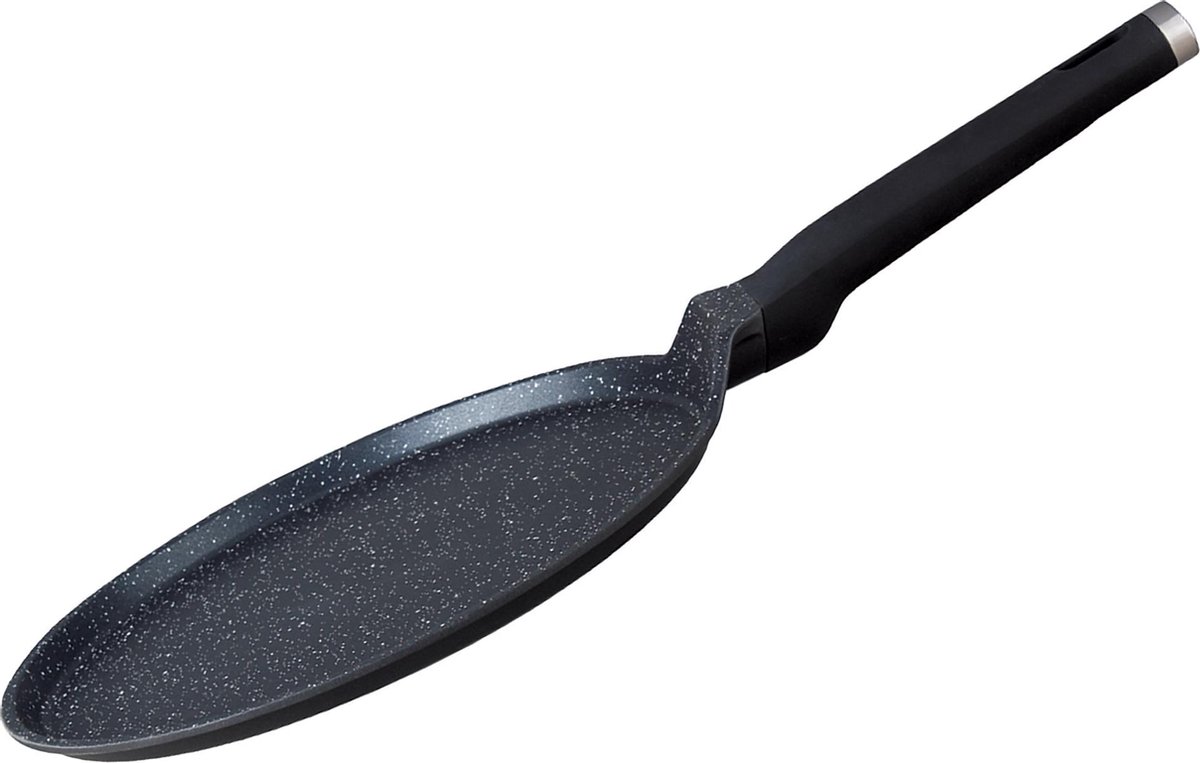 Imperial Collection Crêpepan met antiaanbaklaag van zwarte steen