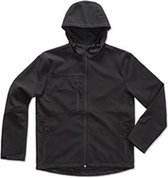 Absolute Apparel - Heren Stedman Active Softest Shell Jas met Capuchon (Zwart)