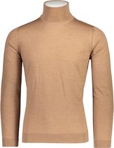 Hugo Boss  Trui Beige Beige Aansluitend - Maat XXL - Heren - Herfst/Winter Collectie - Wol