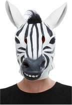 Smiffys Masker Zebra Zwart/Wit