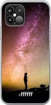 iPhone 12 Pro Max Hoesje Transparant TPU Case - Watching the Stars #ffffff