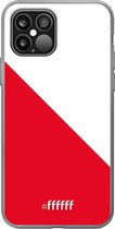 iPhone 12 Pro Hoesje Transparant TPU Case - FC Utrecht #ffffff