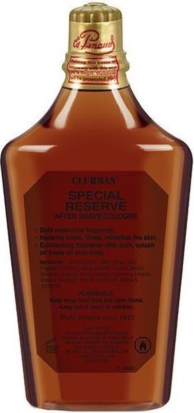 Clubman Pinaud Special Reserve After Shave – 50 Ml, Erfrischender Duft Nach Der Rasur