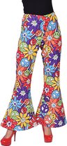 Magic Design Hippiebroek Hippie Smile Dames Polyester Maat Xl