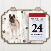 Scheurkalender 2023 Hond: Amerikan Akita