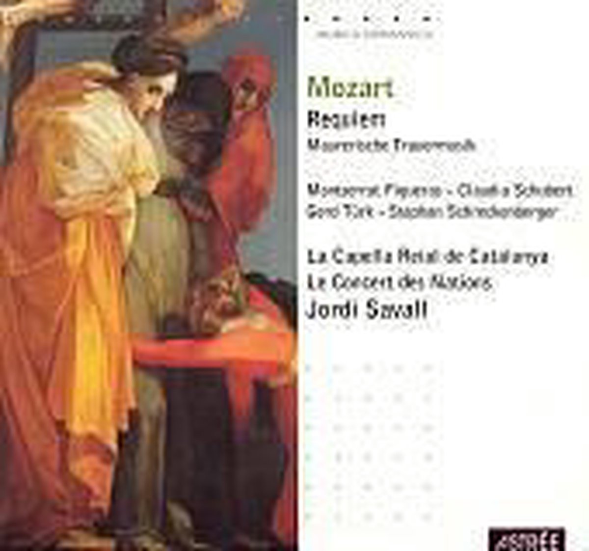 Mozart: Requiem, Maurerische Trauermusik / Jordi Savall et al - Jordi Savall / La Capella Reial de Catalunya