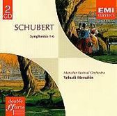 Schubert: Symphonies no 1-6 / Menuhin Festival Orchestra