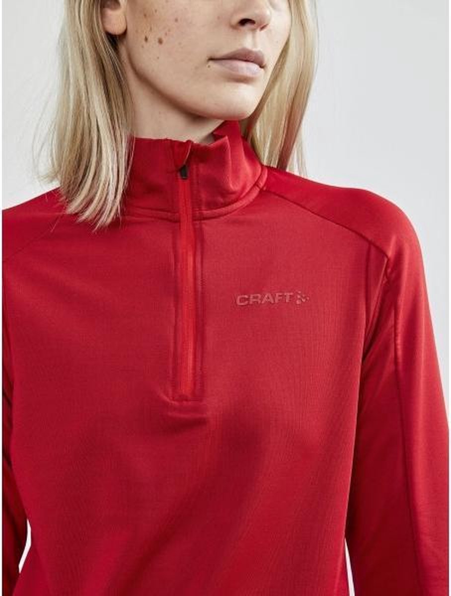 Craft Core Gain Midlayer Wintersportpully Dames Rood