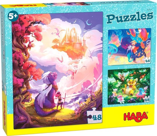 Haba Jigsaw Puzzle Fantasy Land Junior 20 X 25 Cm Carton 3 pièces | bol