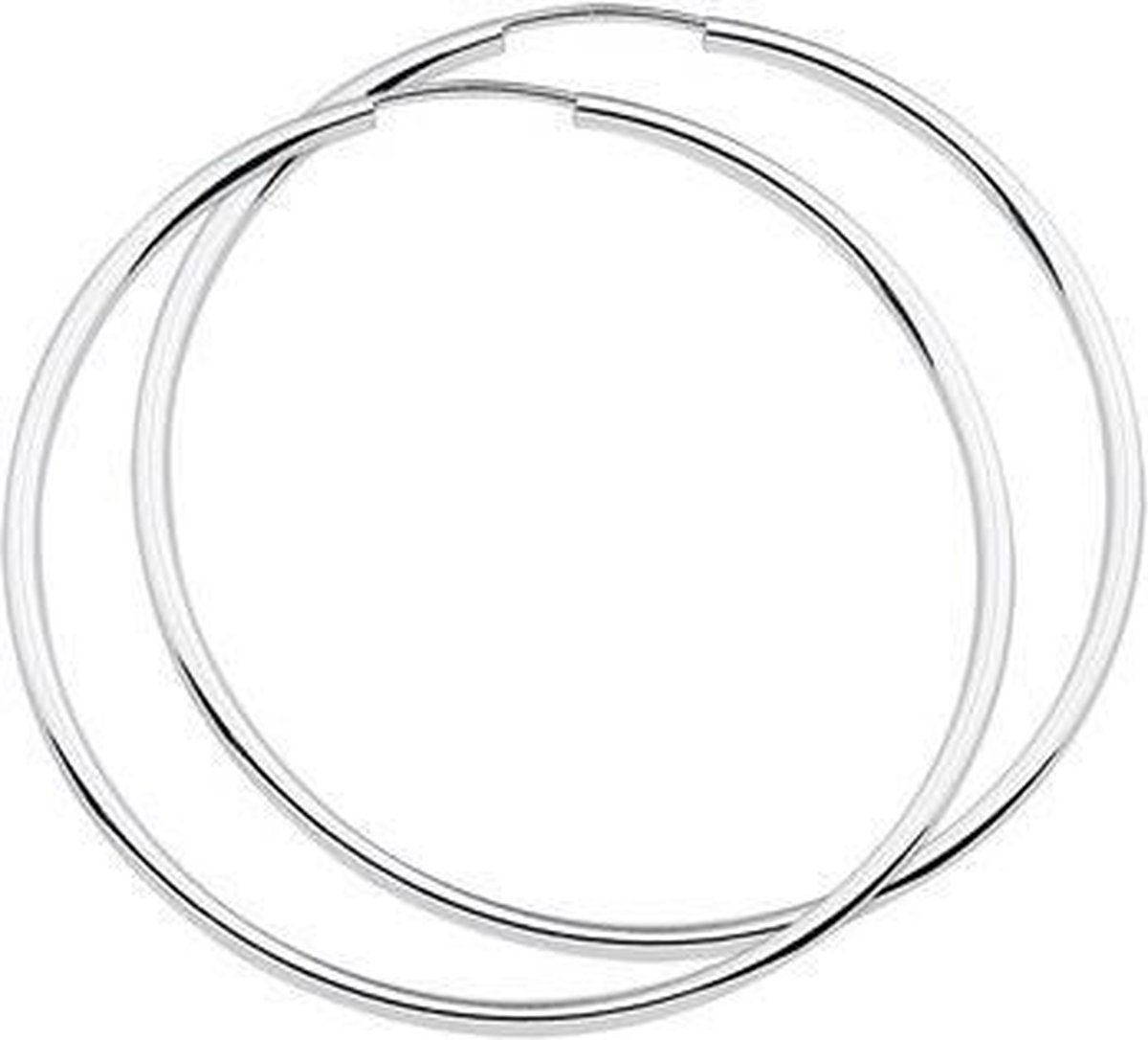 House of Jewels Zilveren Oorring Diameter 5,6cm