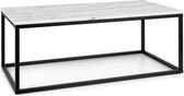 Beosa Volos T100 salontafel 100 x 40 x 50 cm , marmer , indoor & outdoor , zwart/wit