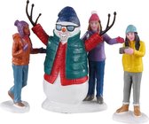 Lemax - Snowman Selfie- Set Of 3 - Kersthuisjes & Kerstdorpen