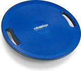 Relaxdays balansbord - balanceboard  - balans trainer - balansbal - 40 cm - wiebelbord - blauw