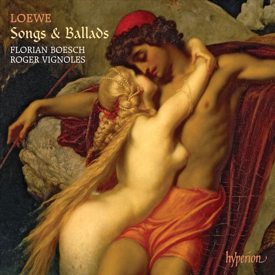 LOEWE Songs & Ballads. Florian Boesch, Roger Vignoles. Op het album staan de koppen van een man en vrouw dicht bij elkaar.