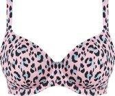 Freya - CALA FIESTA UW Plunge Bikini Top - LEOPARD - Vrouwen - Maat 80E