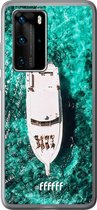 Huawei P40 Pro Hoesje Transparant TPU Case - Yacht Life #ffffff