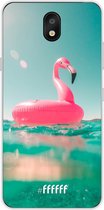 LG K30 (2019) Hoesje Transparant TPU Case - Flamingo Floaty #ffffff