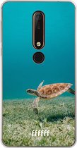 Nokia X6 (2018) Hoesje Transparant TPU Case - Turtle #ffffff