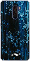 Xiaomi Pocophone F1 Hoesje Transparant TPU Case - Bubbling Blues #ffffff