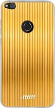 Huawei P8 Lite (2017) Hoesje Transparant TPU Case - Bold Gold #ffffff