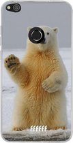 Huawei P8 Lite (2017) Hoesje Transparant TPU Case - Polar Bear #ffffff