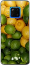 Huawei Mate 20 Pro Hoesje Transparant TPU Case - Lemon & Lime #ffffff