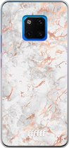 Huawei Mate 20 Pro Hoesje Transparant TPU Case - Peachy Marble #ffffff