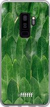Samsung Galaxy S9 Plus Hoesje Transparant TPU Case - Green Scales #ffffff