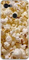 Google Pixel 3 XL Hoesje Transparant TPU Case - Popcorn #ffffff