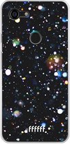 Google Pixel 3 XL Hoesje Transparant TPU Case - Galactic Bokeh #ffffff