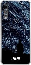 Huawei P20 Pro Hoesje Transparant TPU Case - Starry Circles #ffffff