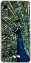 Huawei P20 Pro Hoesje Transparant TPU Case - Peacock #ffffff