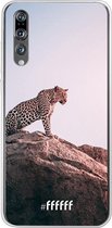 Huawei P20 Pro Hoesje Transparant TPU Case - Leopard #ffffff