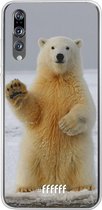 Huawei P20 Pro Hoesje Transparant TPU Case - Polar Bear #ffffff