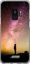 Samsung Galaxy S9 Hoesje Transparant TPU Case - Watching the Stars #ffffff
