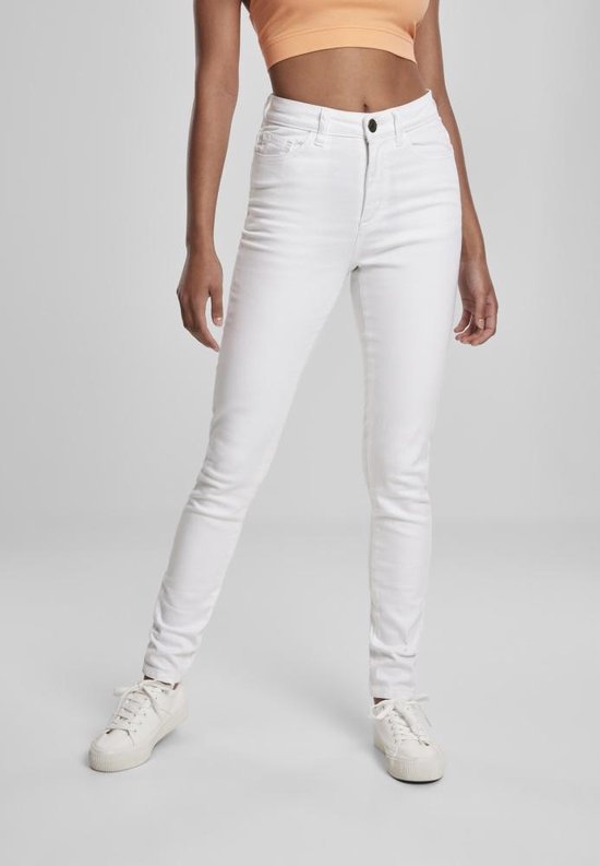 Urban Classics Skinny jeans -29/32 inch- High Waist Wit | bol.com