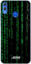 Honor 8X Hoesje Transparant TPU Case - Hacking The Matrix #ffffff