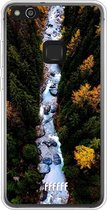 Huawei P10 Lite Hoesje Transparant TPU Case - Forest River #ffffff