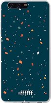 Huawei P10 Plus Hoesje Transparant TPU Case - Terrazzo N°9 #ffffff