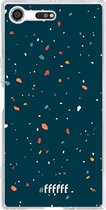 Sony Xperia XZ Premium Hoesje Transparant TPU Case - Terrazzo N°9 #ffffff