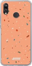 Huawei P20 Lite (2018) Hoesje Transparant TPU Case - Terrazzo N°10 #ffffff