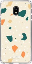 Samsung Galaxy J3 (2017) Hoesje Transparant TPU Case - Terrazzo N°1 #ffffff