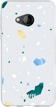 HTC U Play Hoesje Transparant TPU Case - Terrazzo N°2 #ffffff