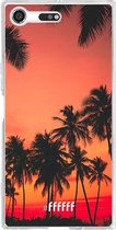 Sony Xperia XZ Premium Hoesje Transparant TPU Case - Coconut Nightfall #ffffff