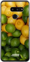 LG G8 ThinQ Hoesje Transparant TPU Case - Lemon & Lime #ffffff