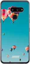 LG G8 ThinQ Hoesje Transparant TPU Case - Air Balloons #ffffff