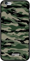iPhone 6s Hoesje TPU Case - Woodland Camouflage #ffffff