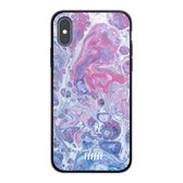 iPhone X Hoesje TPU Case - Liquid Amethyst #ffffff