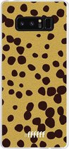 Samsung Galaxy Note 8 Hoesje Transparant TPU Case - Cheetah Print #ffffff