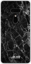 HTC U12+ Hoesje Transparant TPU Case - Shattered Marble #ffffff